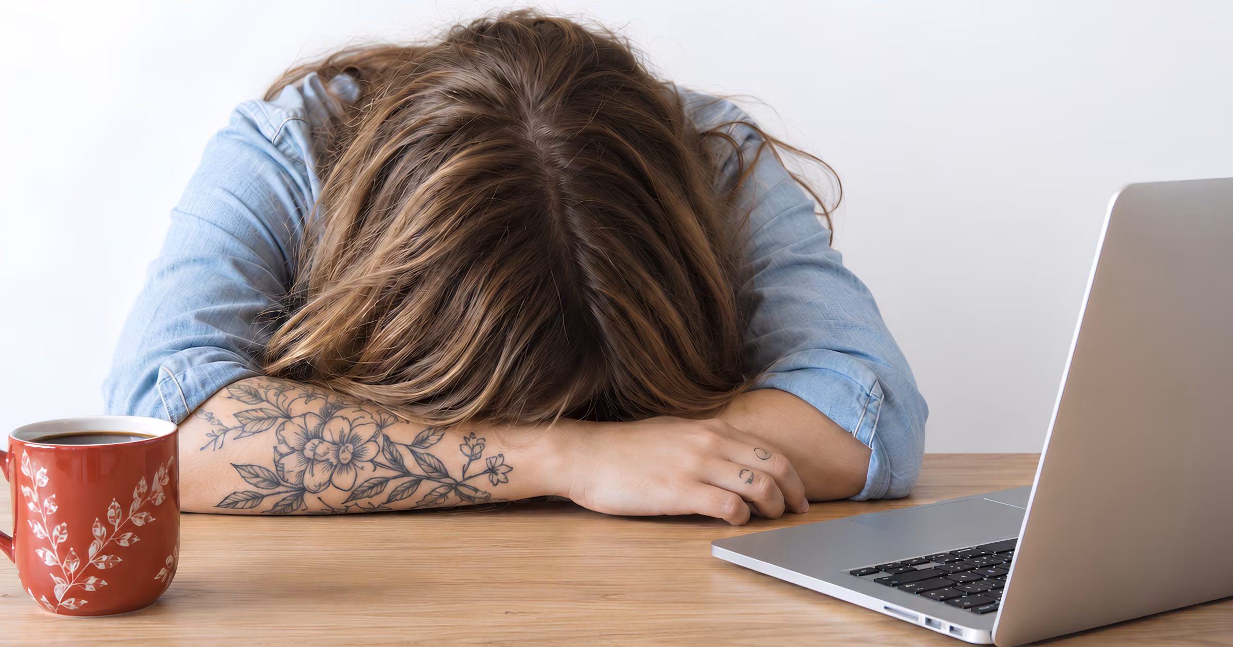 a person tired after an illness 