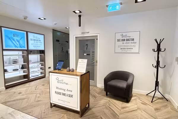 Bond street clinic waiting area