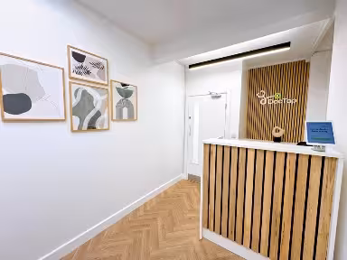 Reception area at DocTap private GP Kings Cross 