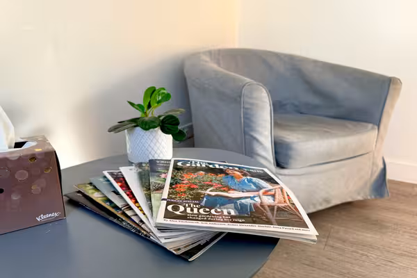 Clapham clinic reception