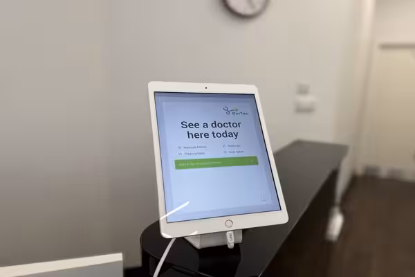 Swiss cottage clinic ipad 