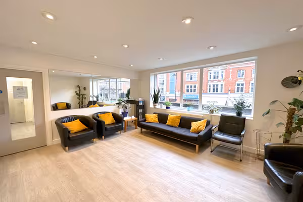 Clapham clinic waiting area